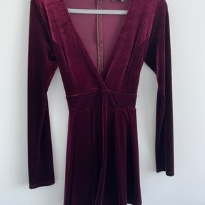 Red Velvet Romper